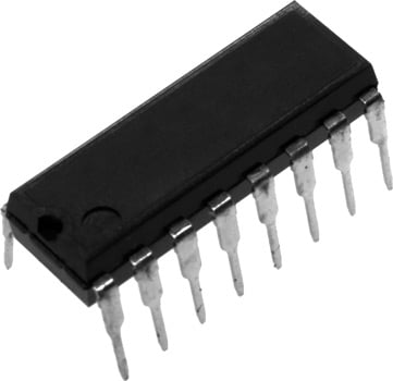 Obsolete DIP Package IC Component